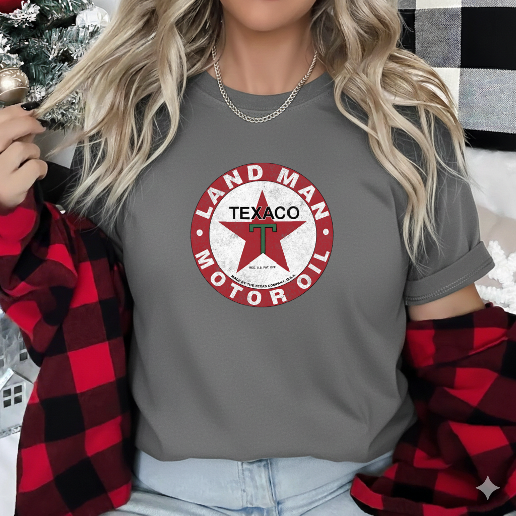 DTF Transfer Retro Motor Oil Graphic Land Mann