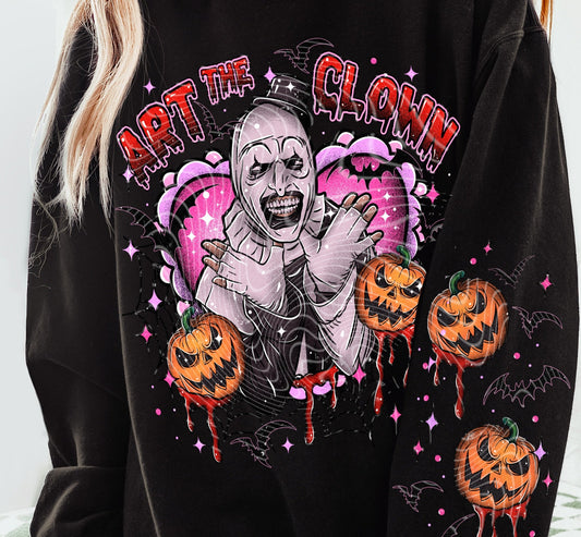 DTF Transfer Fall  Halloween Art The Clown