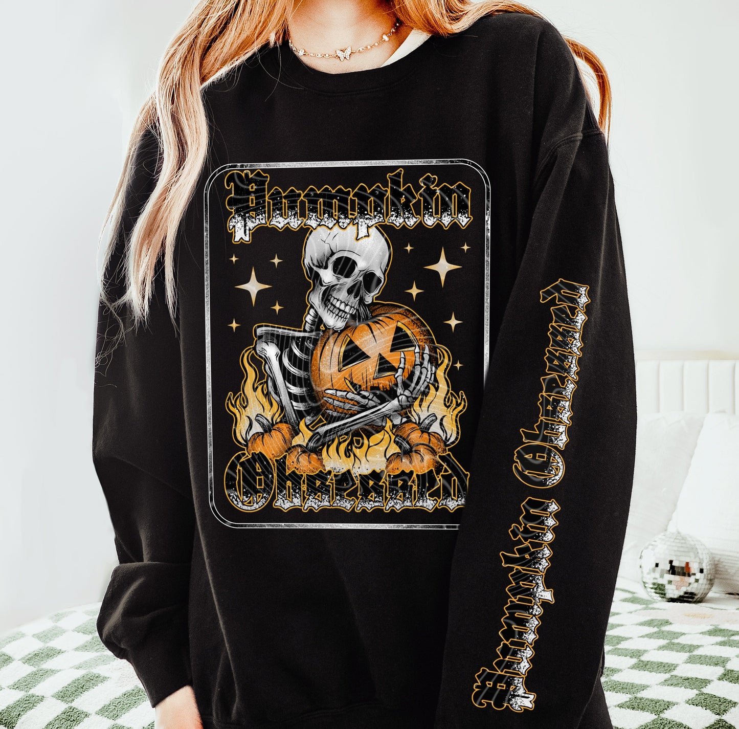 Sweatshirt Hoodie Or T-Shirt  Fall Halloween Pumpkin Obsessed