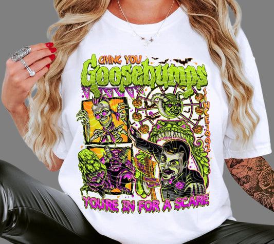 Sweatshirt Or T-Shirt Fall Halloween GooseBumps