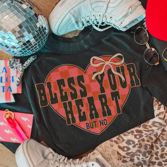 DTF Transfer Bless Your Heart But No Retro Christian