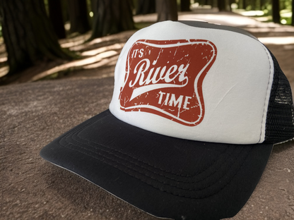 Unisex Printed Mesh Trucker Hat for Durability by River Hats