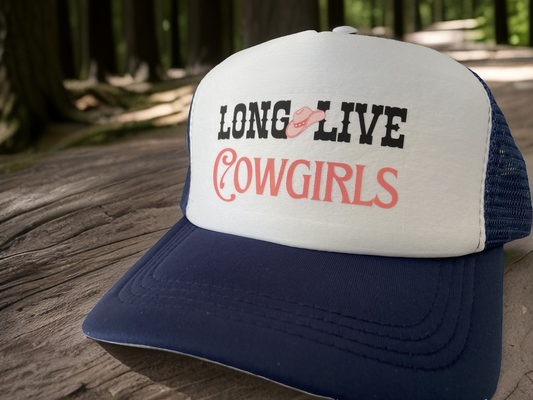 Durable Mesh Trucker Hat for All Cowgirl Lovers - Unisex and Printed Design