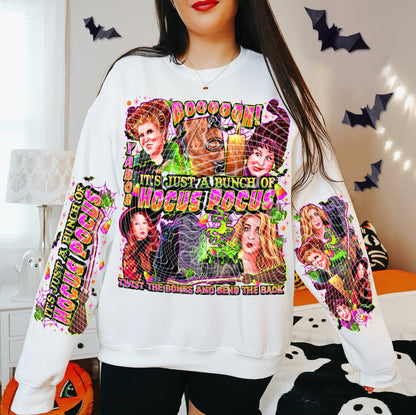 DTF Transfer Hocus P Parody – Just a Bunch of Hocus P Neon Halloween Design
