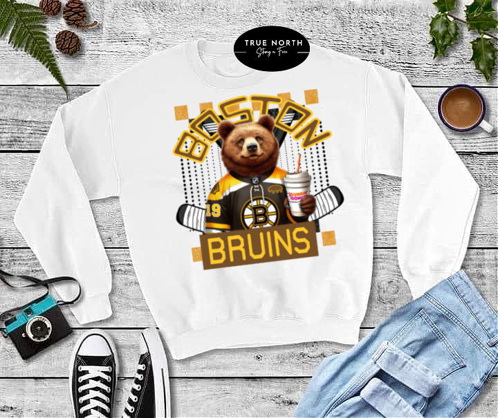DTF Transfer Boston Bruins with Dunkin Donuts Coffee