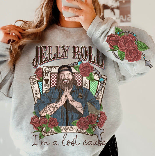 Country Jelly Roll Lost Cause T-Shirt or Sweatshirt - Cozy and Stylish with a touch of Southern Charm