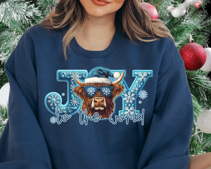 Sweatshirt Hoodie Or T-Shirt Christmas Joy To The World
