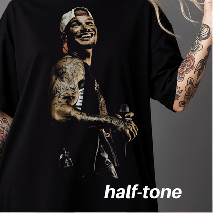 DTF Transfer Half-Tone K Brownn Country