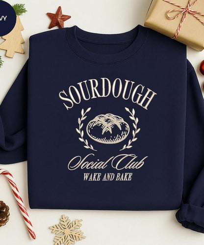 Embroidered Sourdough Social Club Sweatshirt