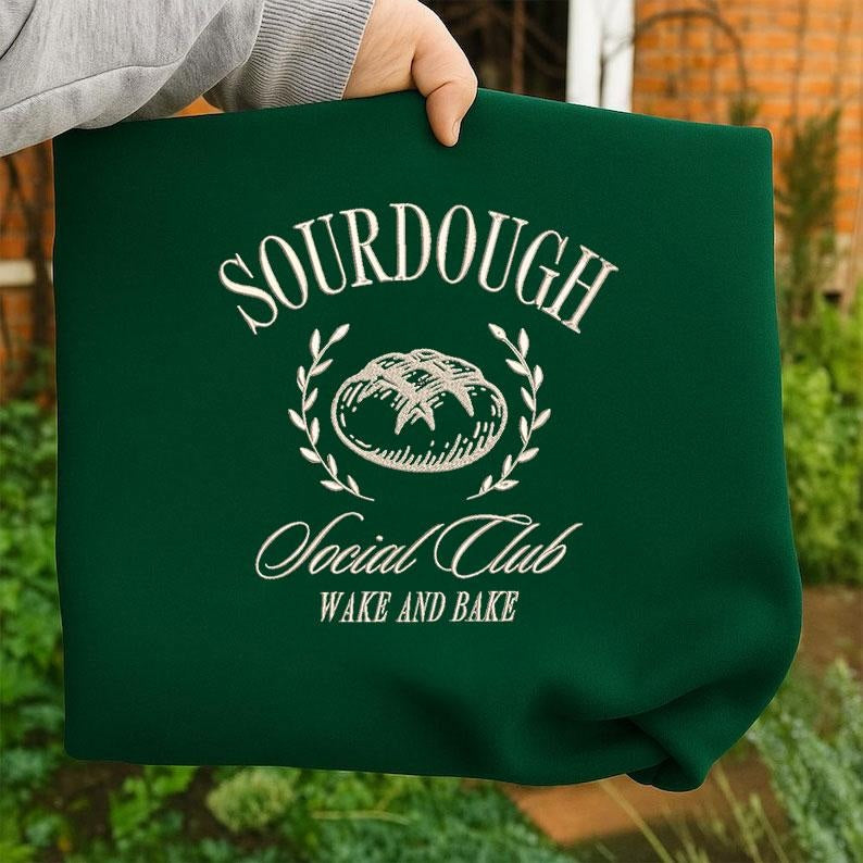 Embroidered Sourdough Social Club Sweatshirt
