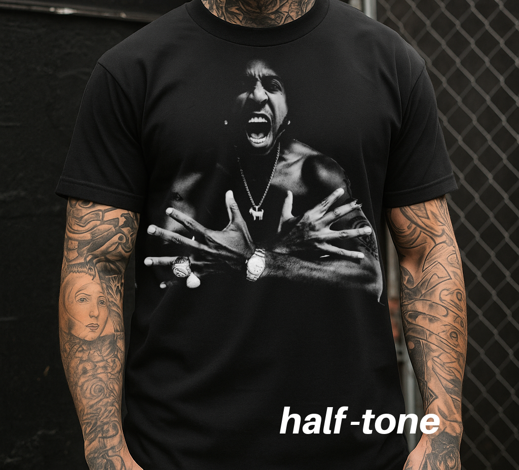 DTF Transfer Half-Tone Rap Artist Ludacriss