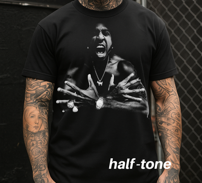 DTF Transfer Half-Tone Rap Artist Ludacriss