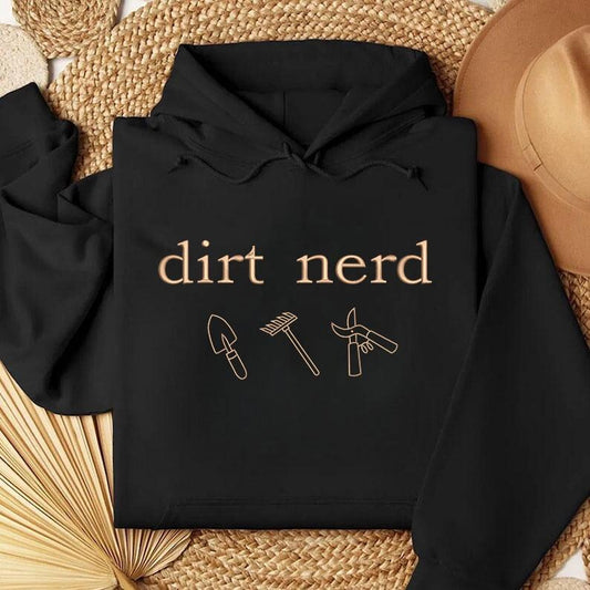 Embroidered Dirt Nerd Plant Lover Gardening
