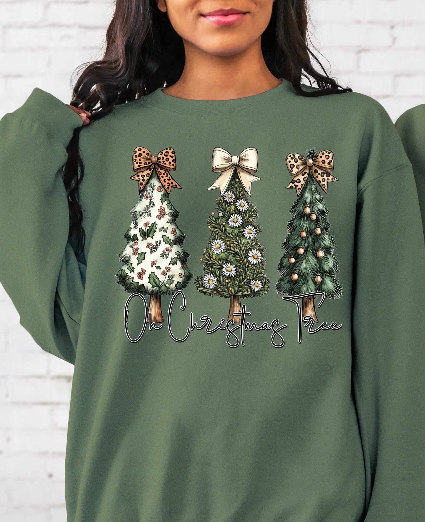 Sweatshirt Hoodie Or T-Shirt Christmas  Ho Christmas Tree Oh Christmas Tree