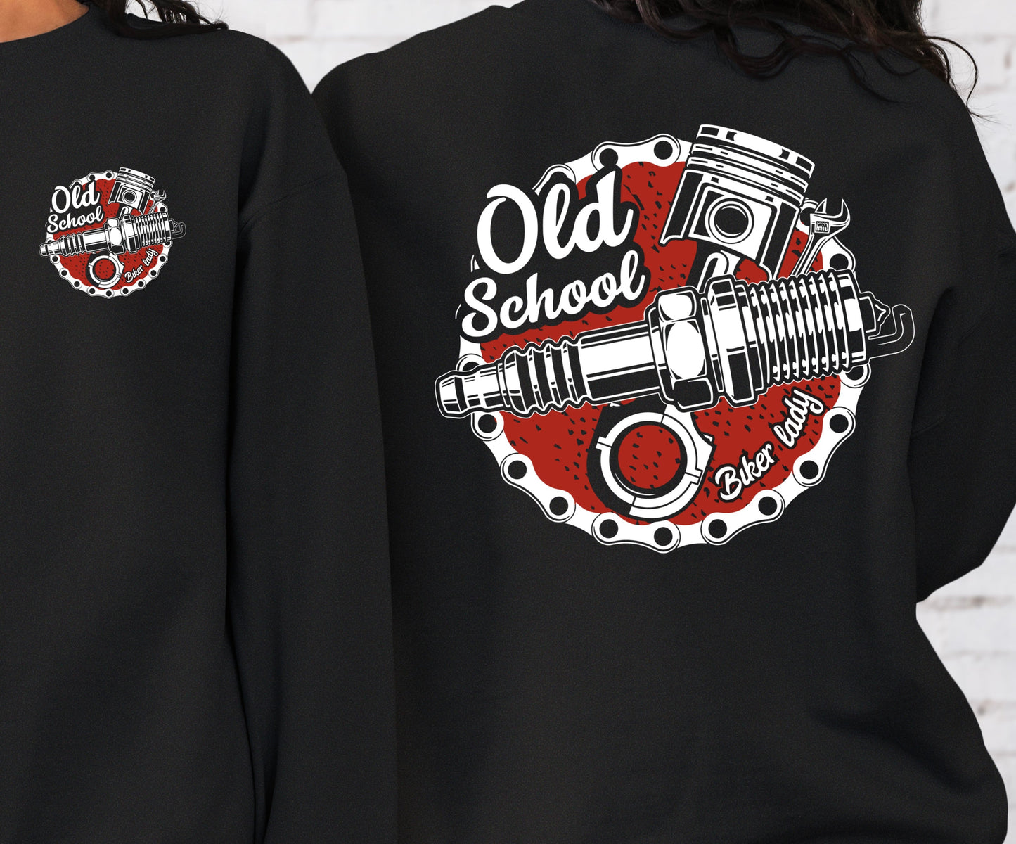 Sweatshirt Hoodie Or T-Shirt  Gear Heads Old School