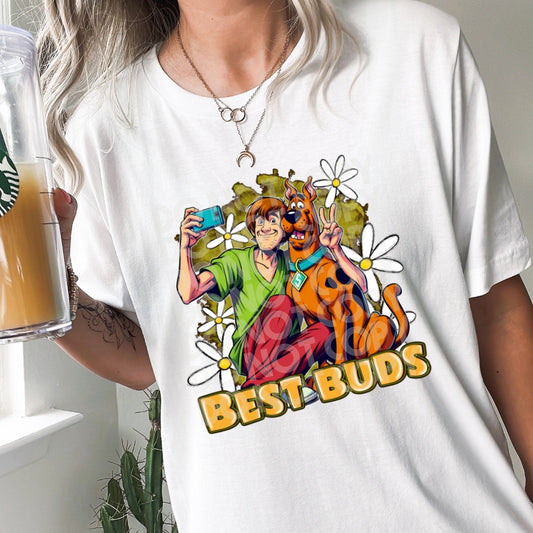 DTF Transfer Vintage Pee Rug Rates Scooby Doo Best Buds