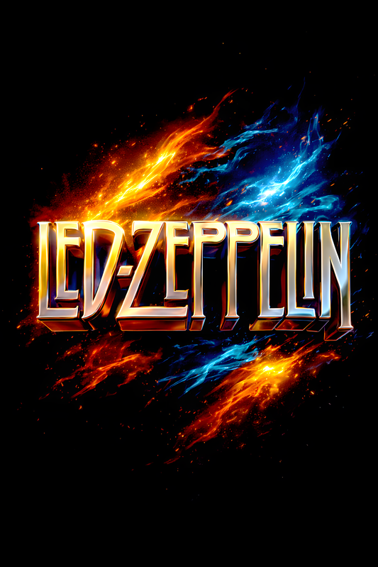 DTF Transfer Half-Tone Classic Rock