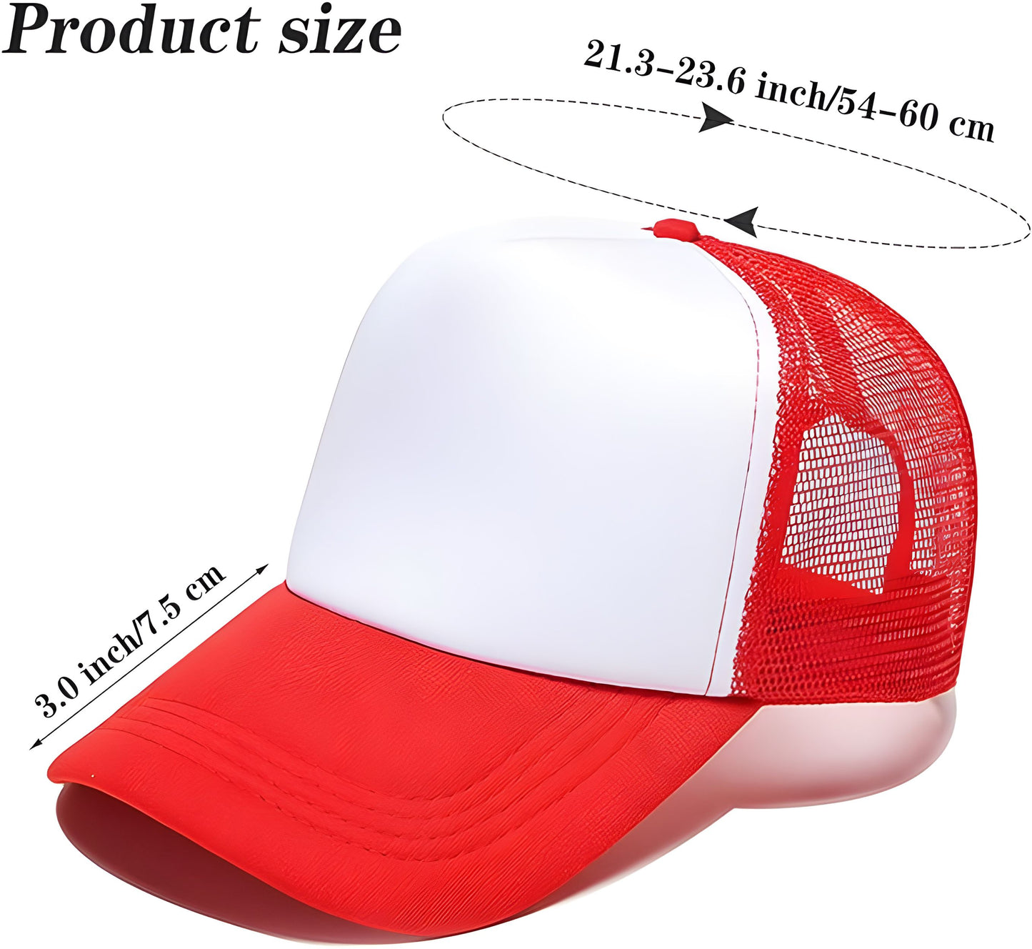 Hello Kitty Finger Printed Mesh Trucker Hat - Unisex  Durable and Stylish