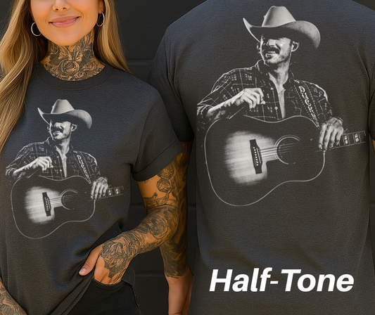 DTF Transfer Half-Tone Riley G Country