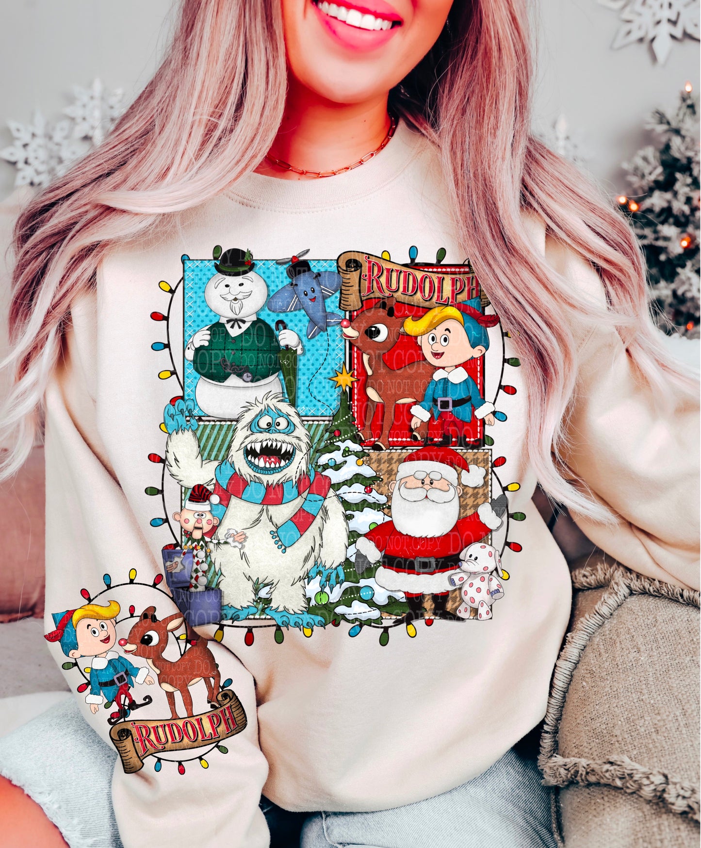Strong Rudolph Sweatshirt Hoodie Or T-Shirt Christmas Rudolph – Strong N Free