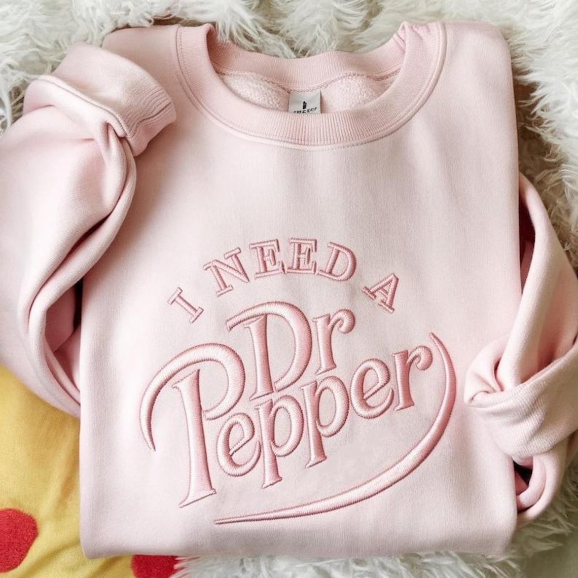 Embroidered Soda Lover I Need a Dr Pepper