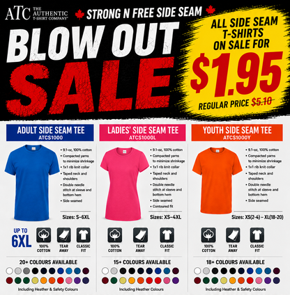 ATC™ EVERYDAY SIDE SEAM TEE - ATCS1000