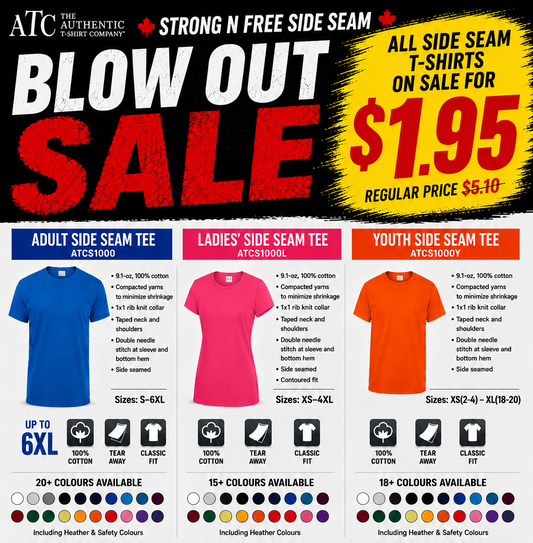 ATC™ EVERYDAY SIDE SEAM YOUTH TEE - ATCS1000Y