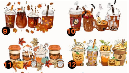 DTF Transfer Fall Theme Pumpkin Spice Everything 19* Designs