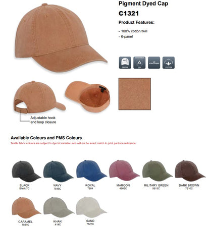 Embroidered Pigment Dyed Cap – "In My Showgirl Era" Vintage Hat