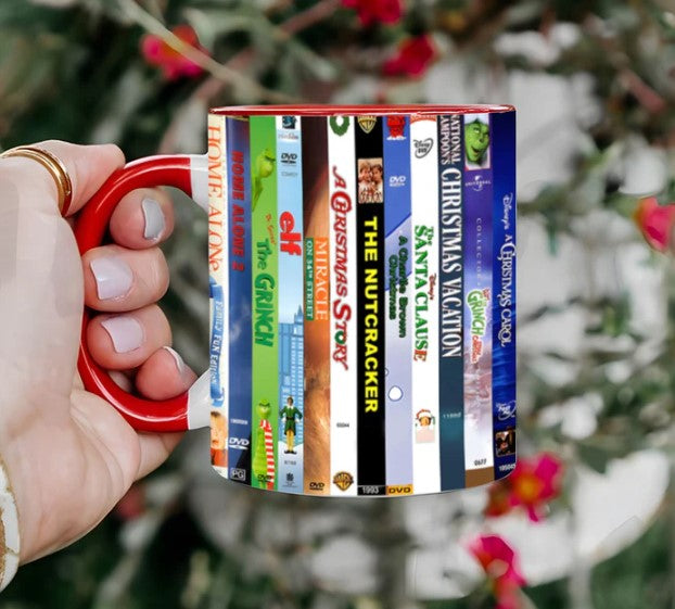 UV DTF Cup Wrap – Classic Christmas Movies