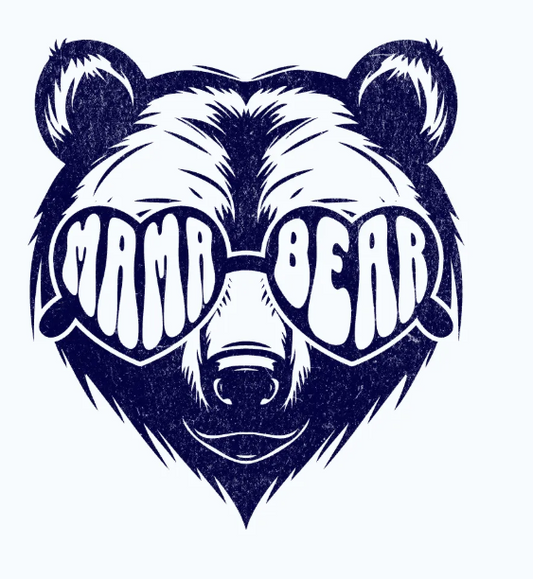 DTF Transfer Mama Bear Cool Bear Mom ✨Editable Transfer✨