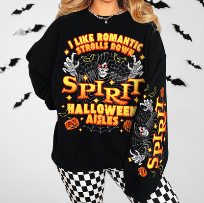 DTF Transfer - Romantic Strolls Down Spirit Halloween Aisles