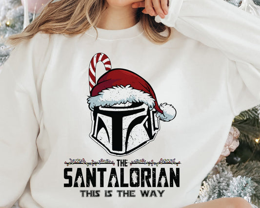 DTF Transfer Christmas Santa Lorian This is The Way