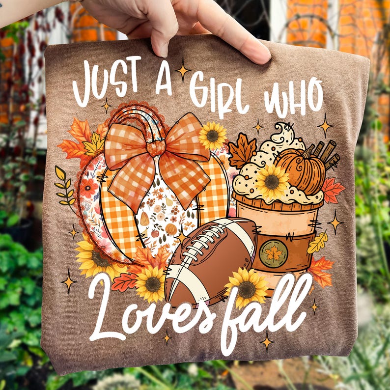 Just a Girl Who Loves Fall – Pumpkin – Football