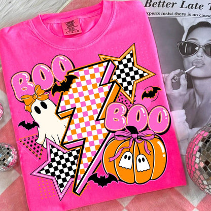 Retro Halloween Ghost Pumpkin – Boo Ghost Coquette – Halloween