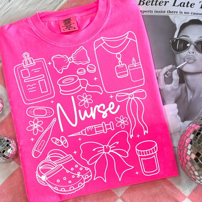 Hand Drawing Nurse – Mama Nurse – Nursing Shirt