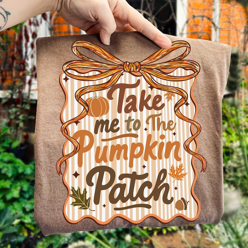 Take Me To The Pumpkin Patch – Preppy Autumn Pumpkin – Pumpkin Spice