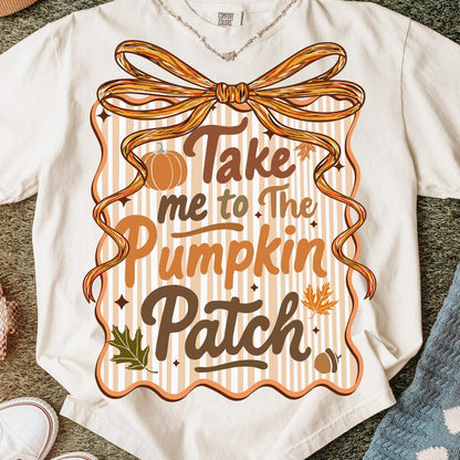 Take Me To The Pumpkin Patch – Preppy Autumn Pumpkin – Pumpkin Spice garment preview