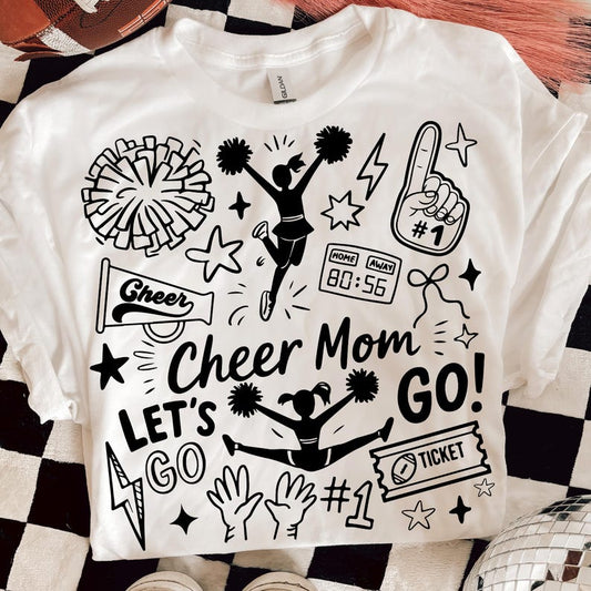 Cheer Mom – Doodle Cheer – Cheer Mama