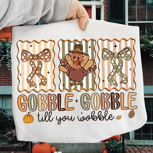 Preppy Thanksgiving Gobble – Floral Turkey – Thanksgiving Turkey