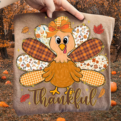 Turkey Thanksgiving Coquette – Floral Fall Coquette Bow Girly Turkey – Autumn