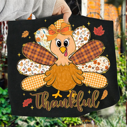 Turkey Thanksgiving Coquette – Floral Fall Coquette Bow Girly Turkey – Autumn garment preview