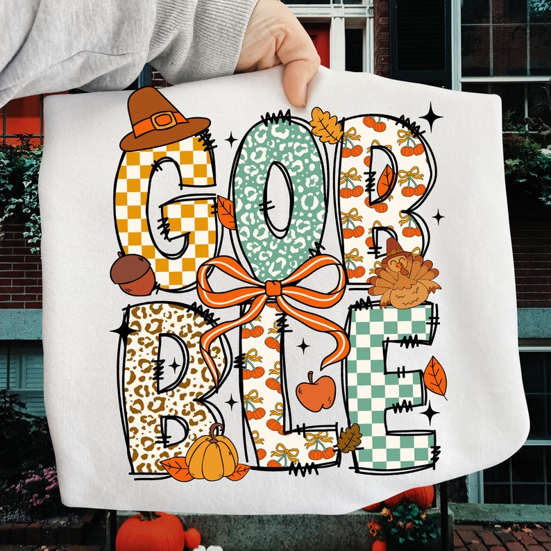 Thanksgiving Gobble Coquette – Turkey – Thanksgiving garment preview