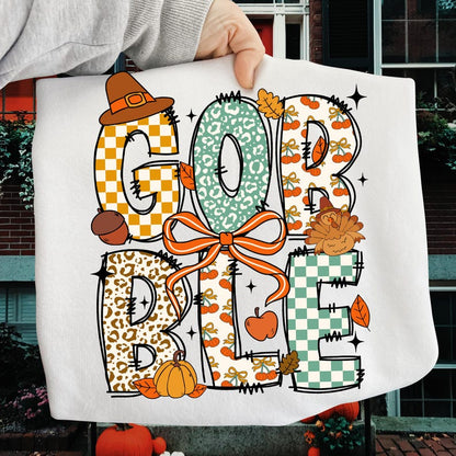 Thanksgiving Gobble Coquette – Turkey – Thanksgiving garment preview