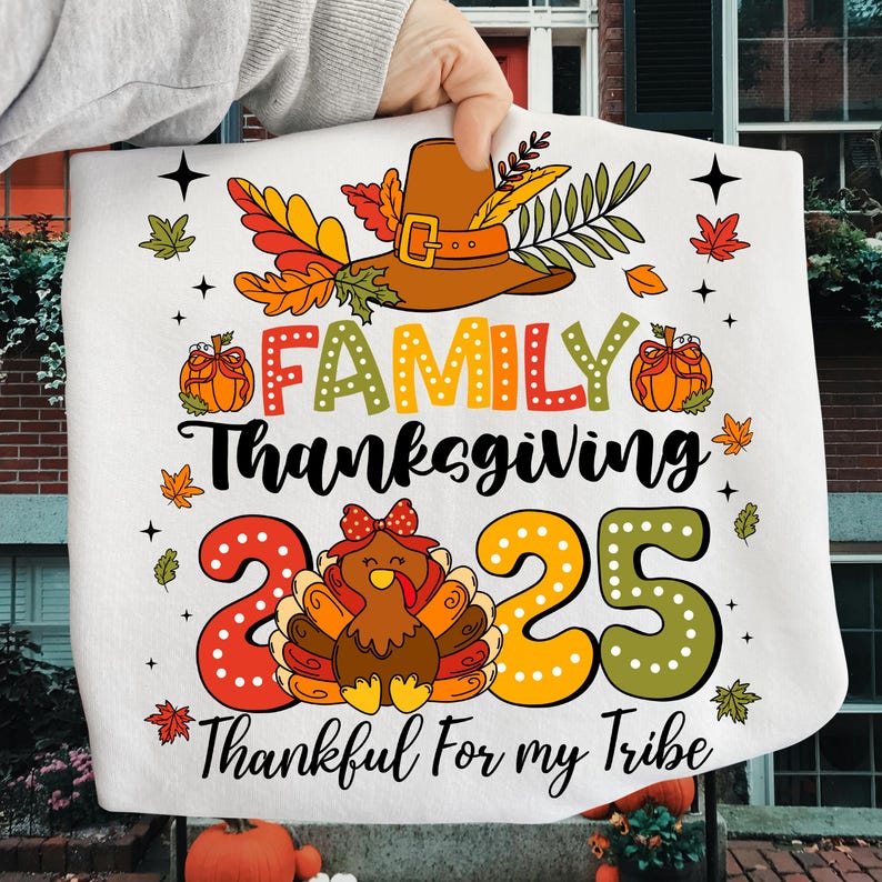 Family Thanksgiving 2025 – Funny Turkey Family Reunion tshirt – Matching Thanksgiving