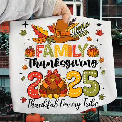 Family Thanksgiving 2025 – Funny Turkey Family Reunion tshirt – Matching Thanksgiving