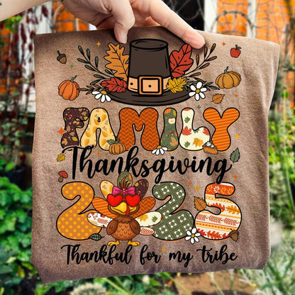 Family Thanksgiving 2025 – Funny Turkey Family Reunion Shirt – Matching Thanksgiving garment preview