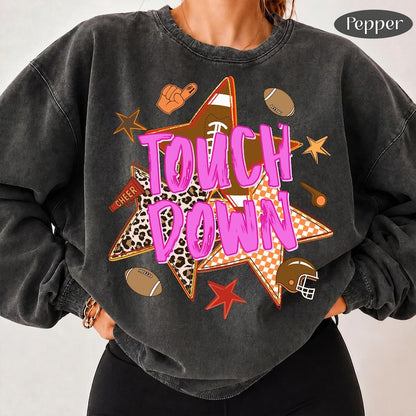 Touchdown – Football Season – Leopard Star Game Day Design