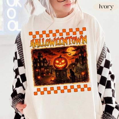 Halloweentown – Vintage Halloween – Spooky Pumpkin garment preview