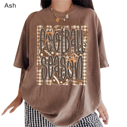 Football Season – Coquette Football – Gingham Game Day Design garment preview